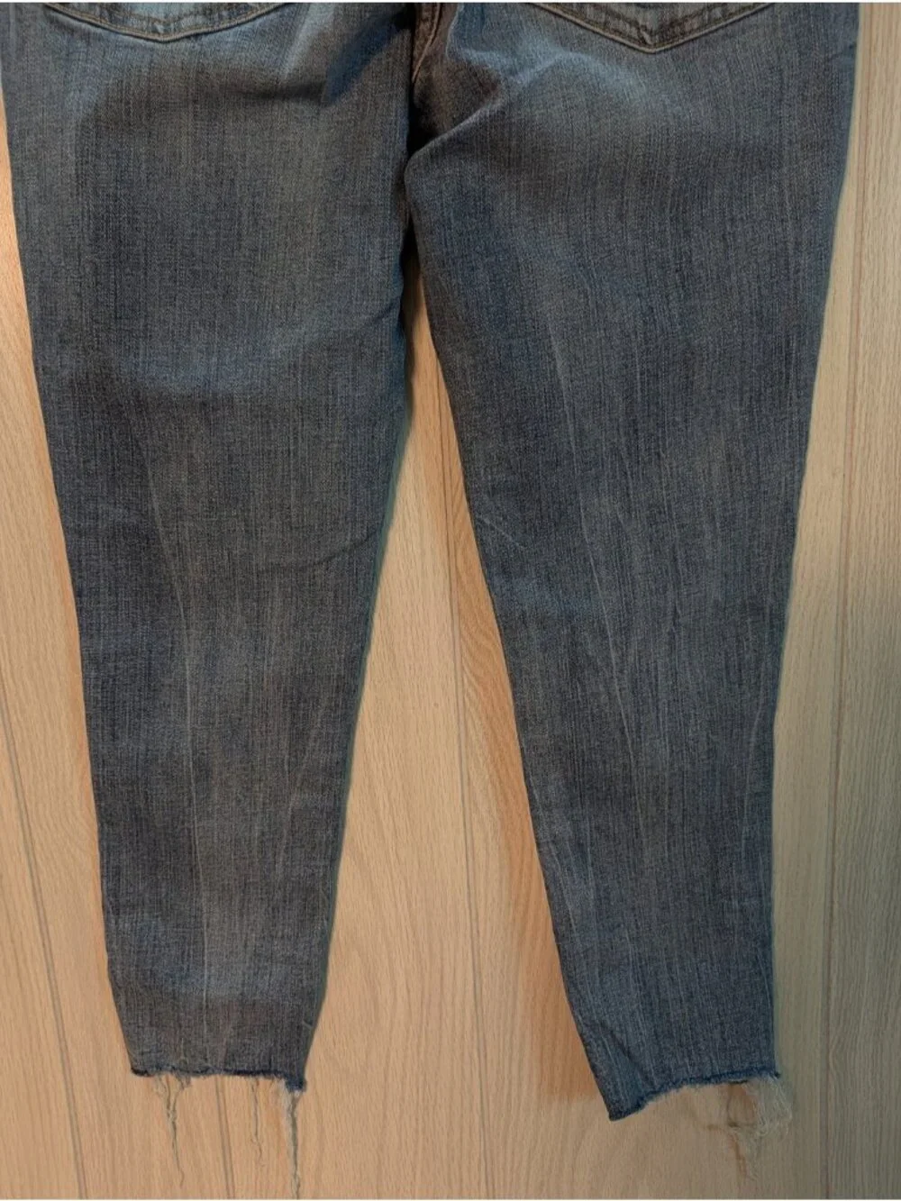 BKE Gabby Raw Hem Jeans sz 26 29x23 Curvy Fit High Rise Raw Hem Skinny
